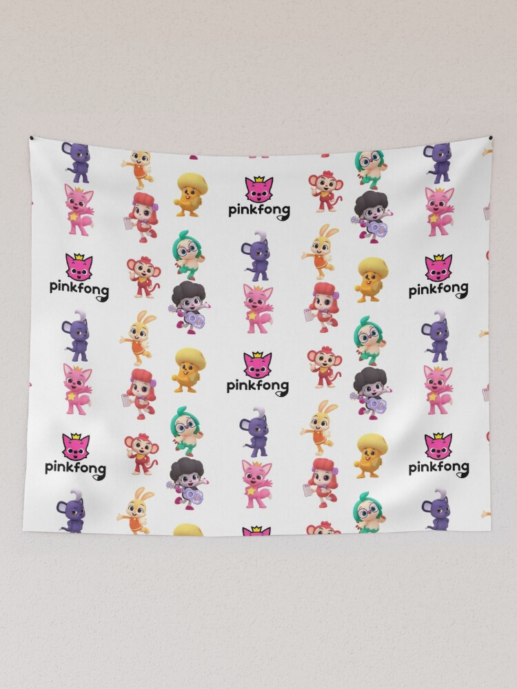 Hogi,Poki,Jeni and Pink fong Art Board Print for Sale by Color-Toonix