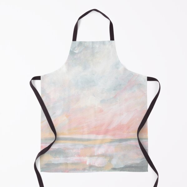 Item preview, Overwhelm - Pink and Gray Pastel Seascape designed and sold by KristenLacziArt.