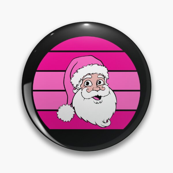 Item preview, PINK RETRO VINTAGE SANTA designed and sold by ZhacoysDesignz.