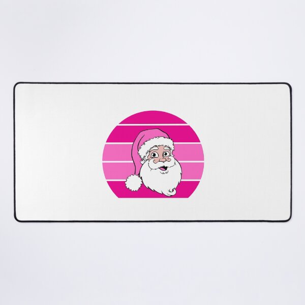 Item preview, PINK RETRO VINTAGE SANTA designed and sold by ZhacoysDesignz.