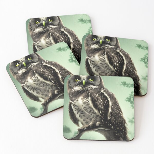 Item preview, Wet owl Artwork  designed and sold by The Love Quill.
