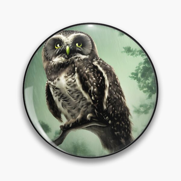 Item preview, Wet owl Artwork  designed and sold by The Love Quill.