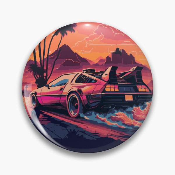 Item preview, Synthwave DeLorean designed and sold by RealityJockey.