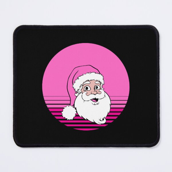 Item preview, PINK RETRO VINTAGE SANTA designed and sold by ZhacoysDesignz.