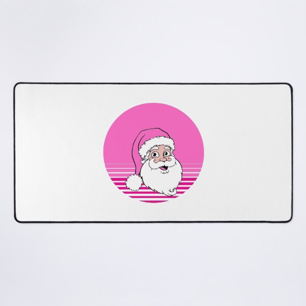 Item preview, PINK RETRO VINTAGE SANTA designed and sold by ZhacoysDesignz.