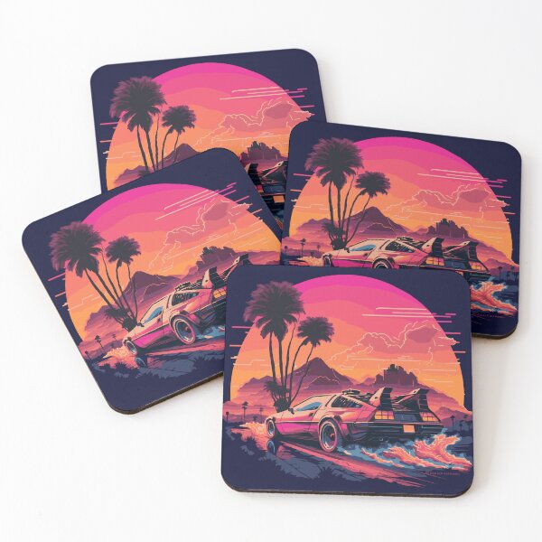 Item preview, Synthwave DeLorean designed and sold by RealityJockey.
