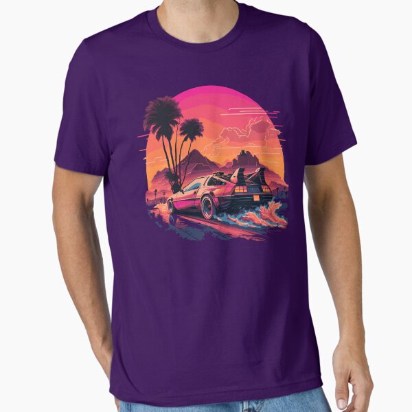 Item preview, Synthwave DeLorean designed and sold by RealityJockey.