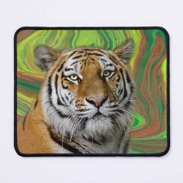 Item preview, Acrylic Pour Tiger designed and sold by Elisabeth Lucas.
