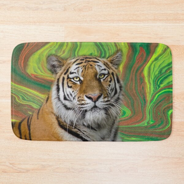 Item preview, Acrylic Pour Tiger designed and sold by Elisabeth Lucas.