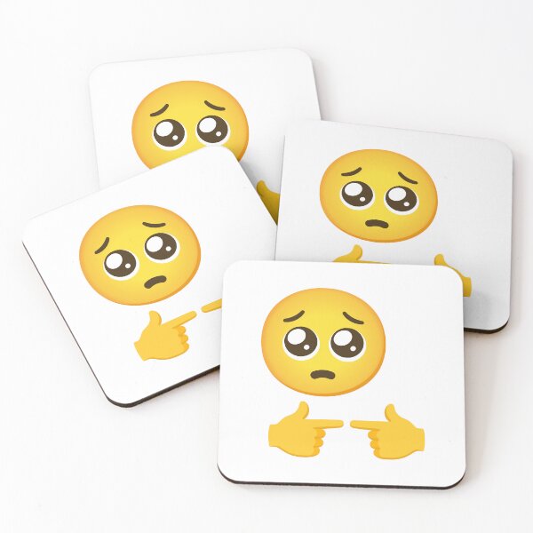 Item preview, Pleading Eyes Point Right Point Left Emoji designed and sold by ShirtsByFerg.