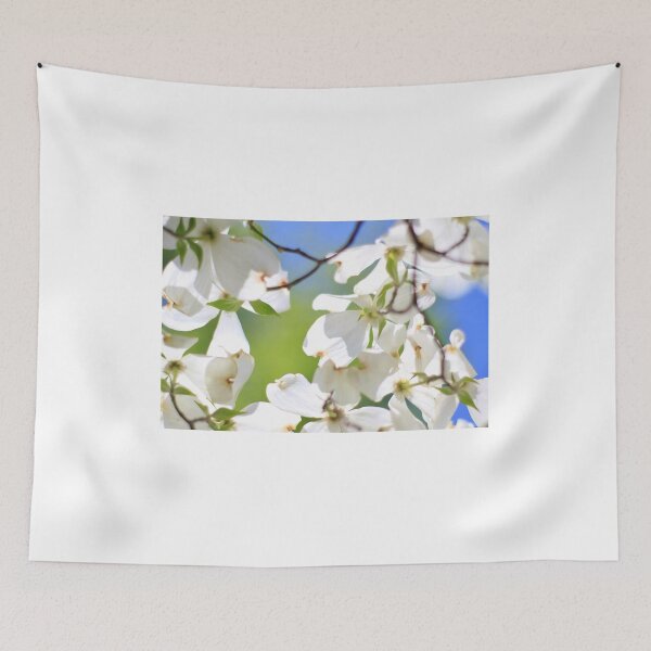 Item preview, Dogwood Tree Flowers - Colors in Nature Background - Finest Magic of White Purity designed and sold by LivingWild.