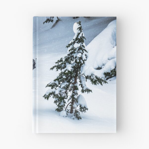 Item preview, Snowboarder Carving Powder Spray in the Trees designed and sold by Open Range Studios.