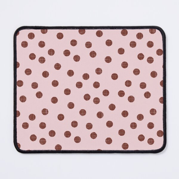 Item preview, Organic textured random pink and burgundy polka dots designed and sold by FrancesPoff.