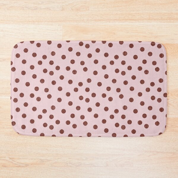 Item preview, Organic textured random pink and burgundy polka dots designed and sold by FrancesPoff.