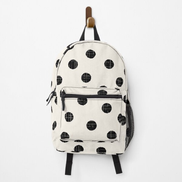 Item preview, Organic textured random off white and charcoal polka dots designed and sold by FrancesPoff.