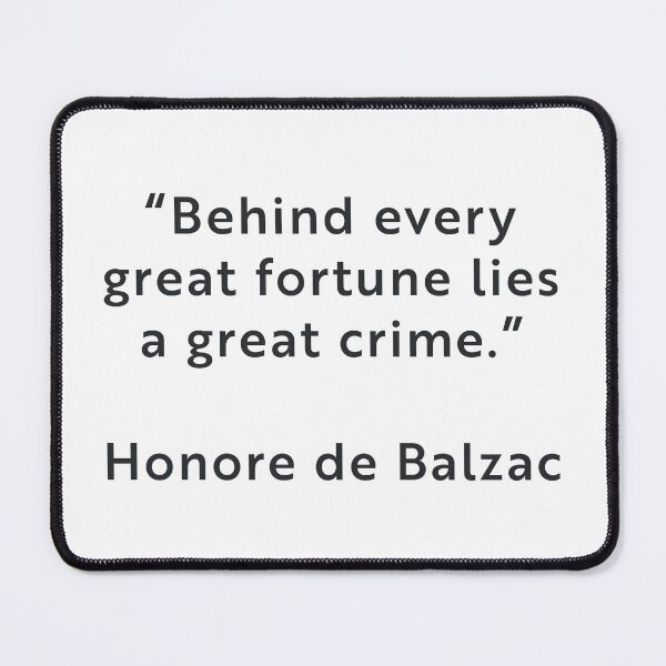 Item preview, Balzac Quote designed and sold by Texterns.