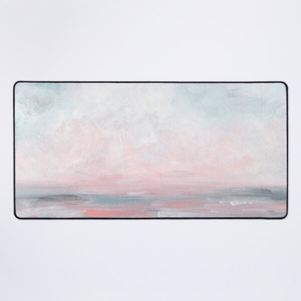 Item preview, Stormy Seas - Gray & Pink Seascape designed and sold by KristenLacziArt.