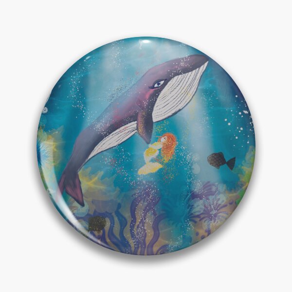 Item preview, Mermaid and Whale Dreams designed and sold by BohemiWANDERS.