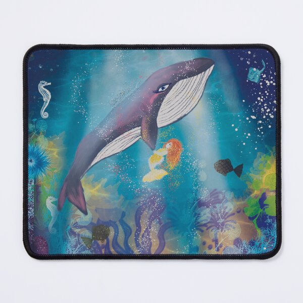 Item preview, Mermaid and Whale Dreams designed and sold by BohemiWANDERS.
