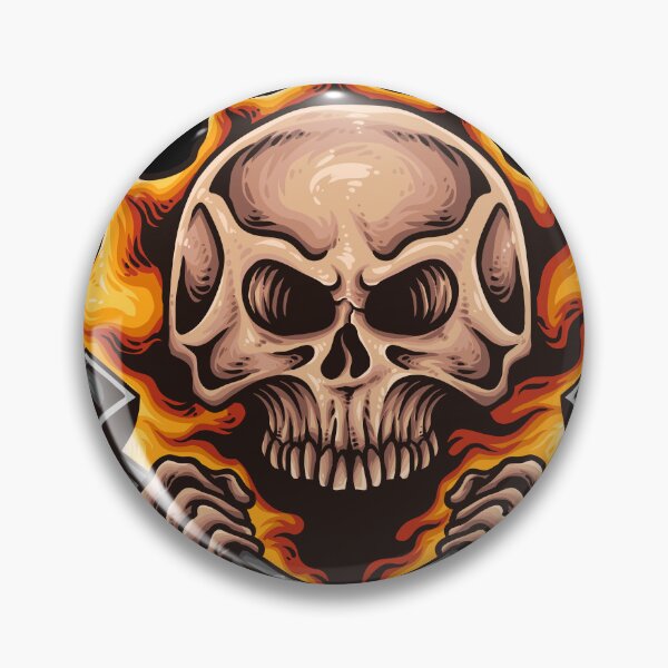 Item preview, Speed demon - Burning skull and pistons designed and sold by tandral999.