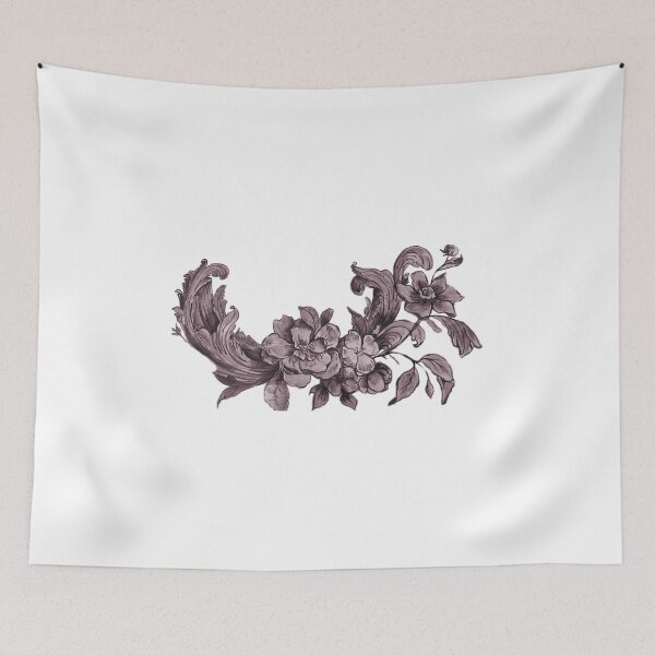 Item preview, Hand painted Vintage Violet Toile Design designed and sold by Violet Grant.