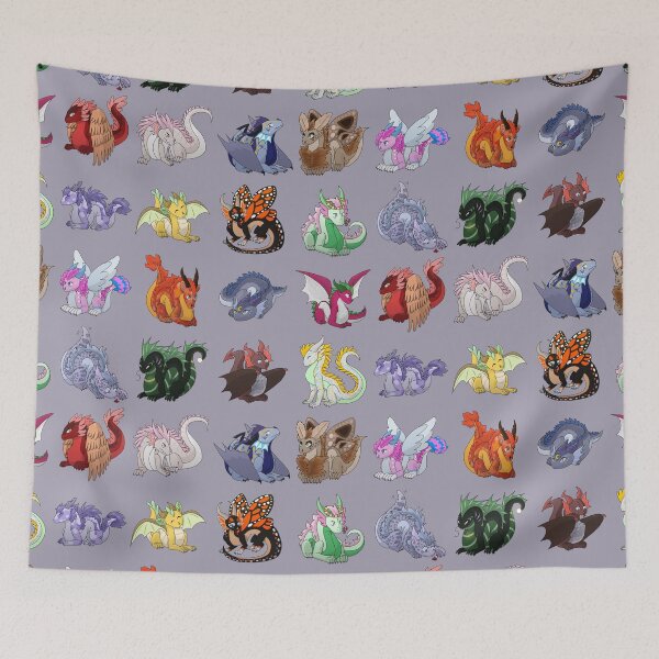 Item preview, Full Dragon Pattern (Purple Vers.) designed and sold by The Indigo Dragon.