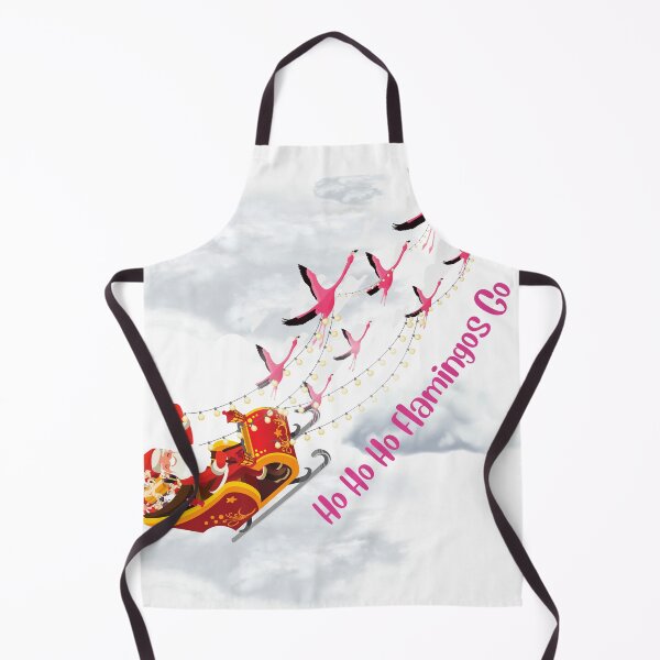 Artikelvorschau, Der Flamingo-Schlitten des Weihnachtsmanns entworfen und verkauft von BeeGeesDesigns.