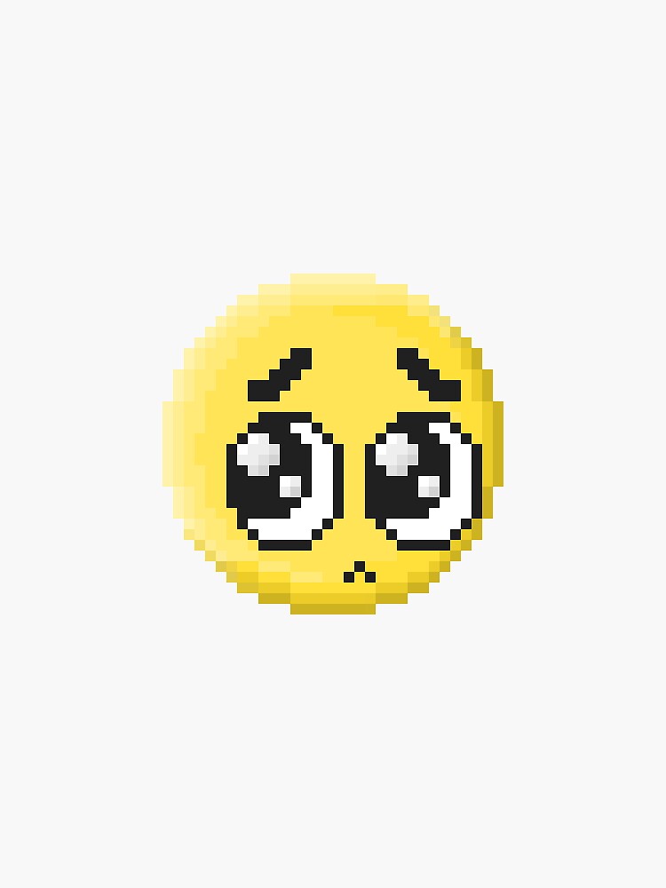 Pleading Face Pixel Discord | Pin