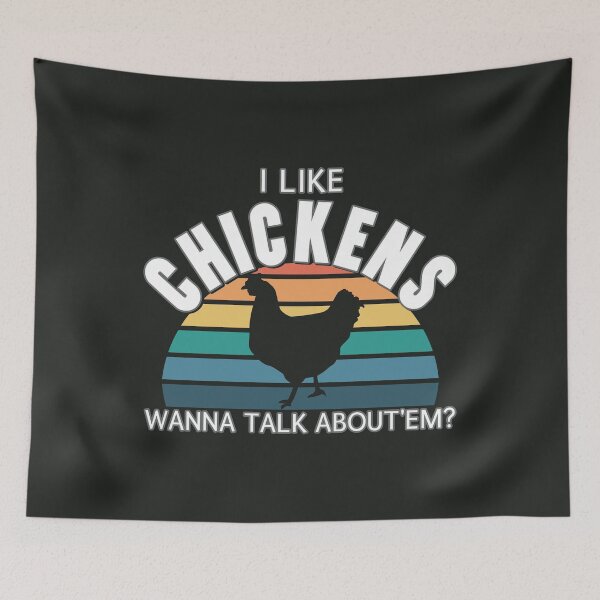 Item preview, Funny Raising Chickens Quote with a Chicken Silhouette  designed and sold by AloraDawnEve.