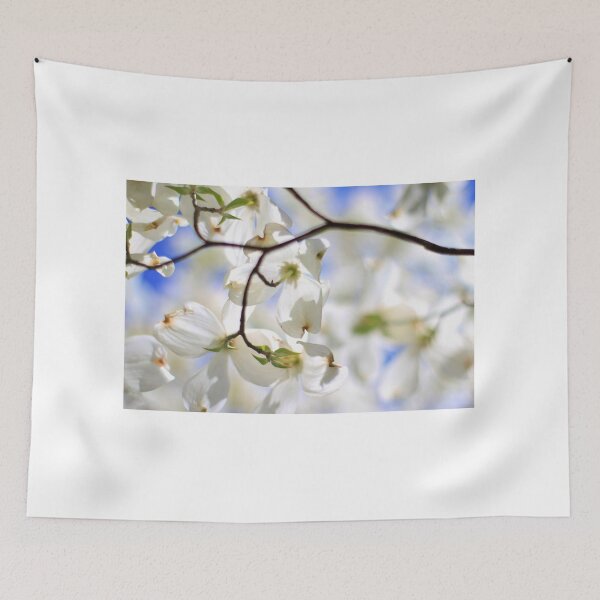Item preview, Dogwood Tree Blossoms - Colors in Nature Background - White Flowers of Health and Purity designed and sold by LivingWild.
