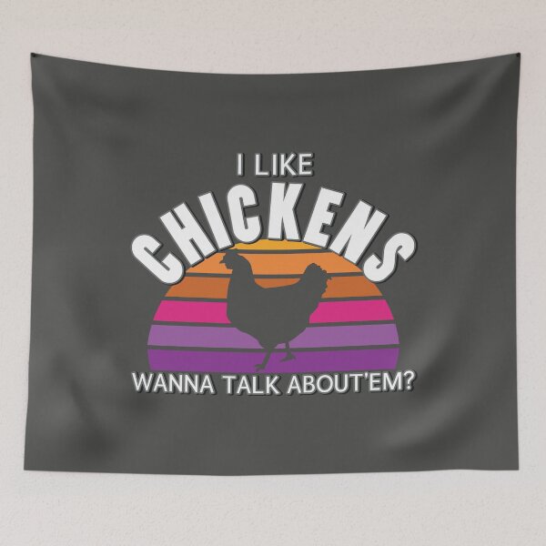 Item preview, I Like Chickens Funny Homesteader Quote designed and sold by AloraDawnEve.