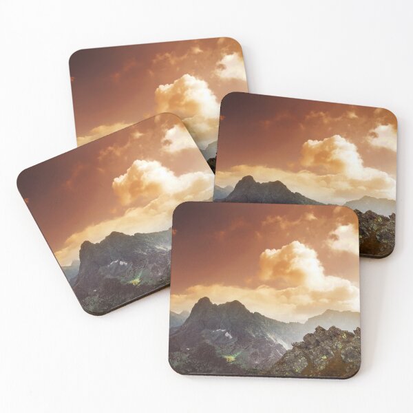 Item preview, Mountains landscape at sunset  designed and sold by HofTao.