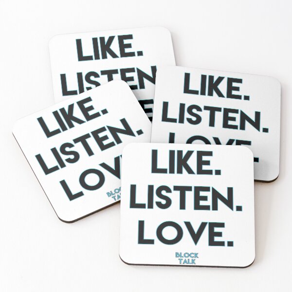 Item preview, Block Talk Like Listen Love  designed and sold by michaelbblock.