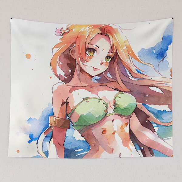 Artikelvorschau, Anime-Bikini-Mädchen #2 entworfen und verkauft von Eynoxart.