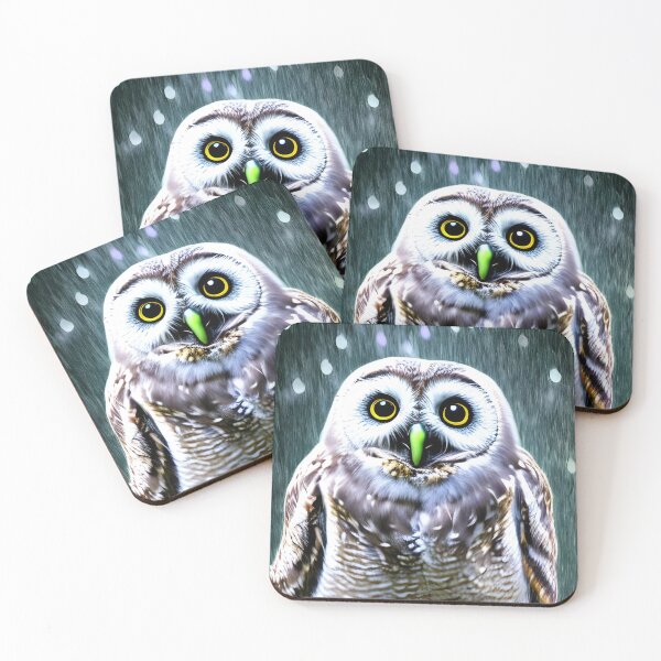 Item preview, Wet owl Artwork  designed and sold by The Love Quill.