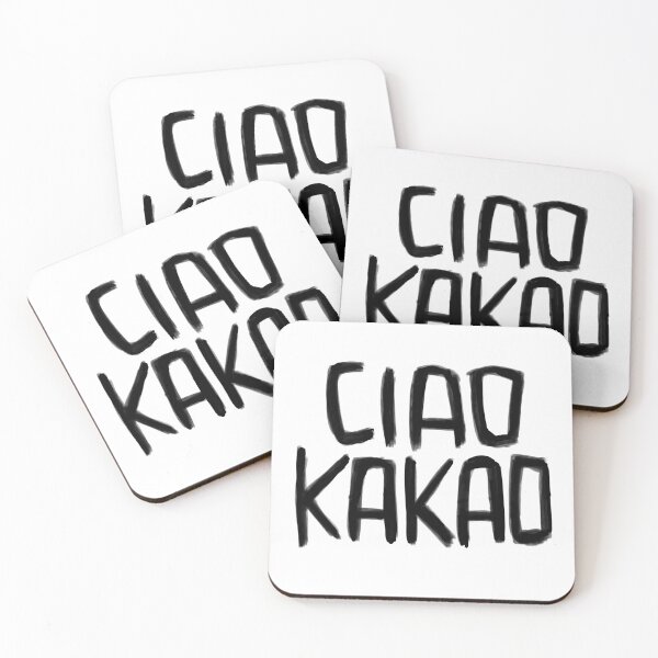 Item preview, German Sweet Greeting, Hello, Bye Bye, Spruch Ciao Kakao designed and sold by badlydrawnbabe.