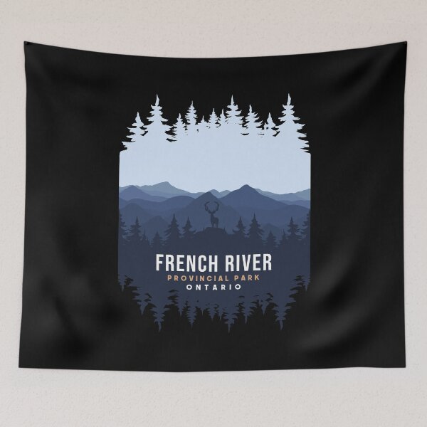 Item preview, French River Provincial Park Ontario Canada Mountain And Pine Tree  designed and sold by Friday NightCo.