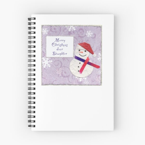 Aperçu de l'œuvre Carte de Noël fille créée et vendue par OddDuckCreation.