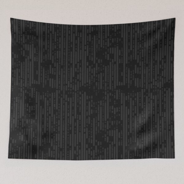 Item preview, Seamless retro-computing pattern No.7 - Terminal Rain designed and sold by x64 Print.