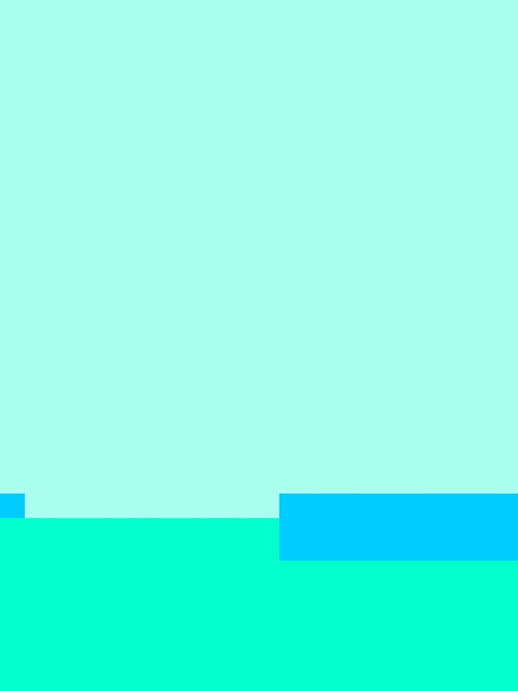 Thumbnail 4 of 4, A-Line Dress, nice aquamarine colors designed and sold by hamtz.