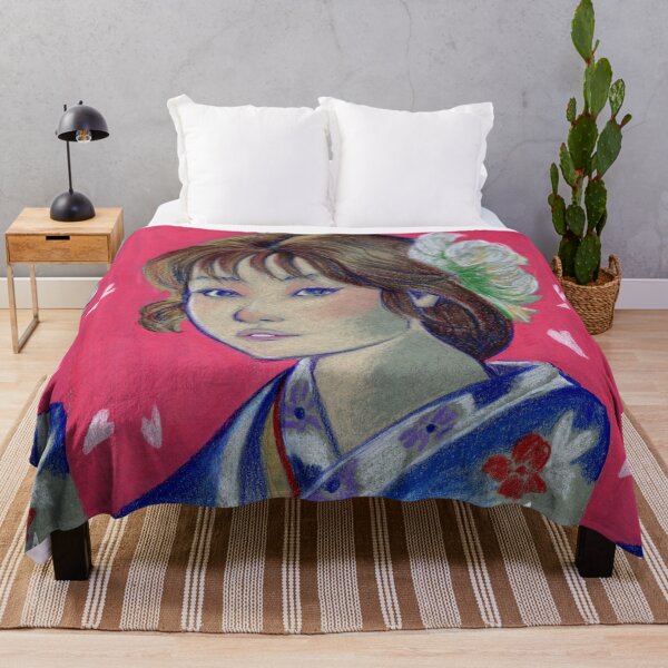 Artikelvorschau, Mädchen im Kimono entworfen und verkauft von Oniroiatlier.