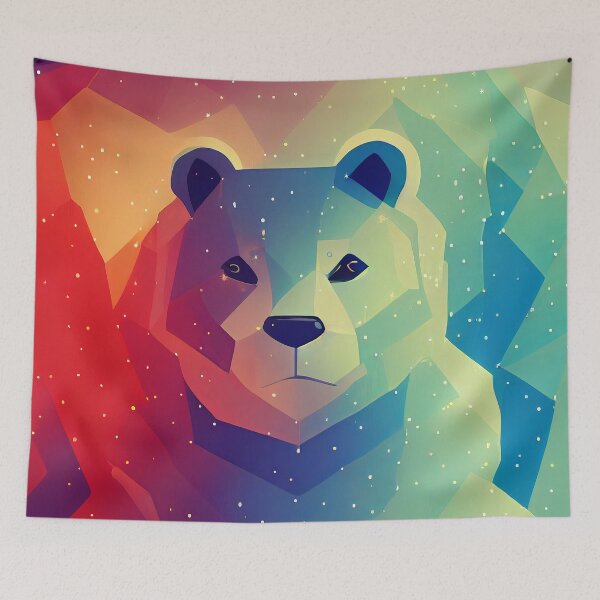 Item preview, White Christmas bear designed and sold by MorningPanda.
