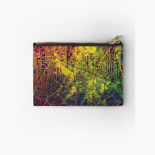 Item preview, Cyber Purple, Yellow and Green Circuit Board Texture designed and sold by bexilla.