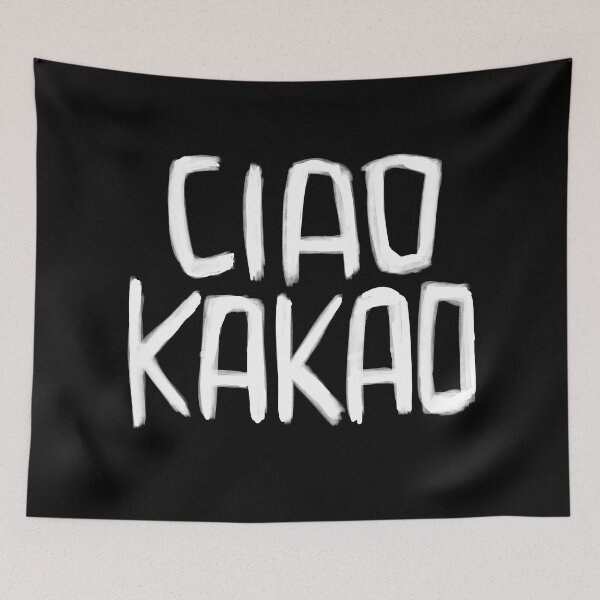 Item preview, German Sweet Greeting, Spruch, Ciao Kakao designed and sold by badlydrawnbabe.