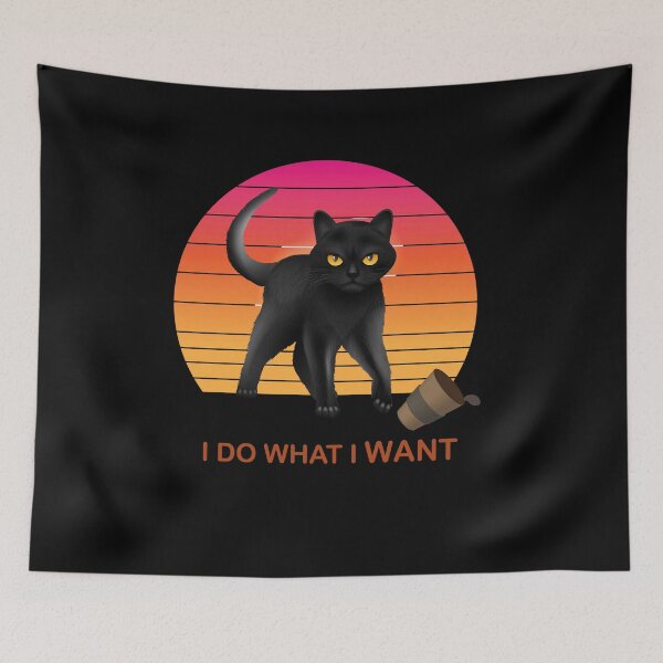 Item preview, cat shirt, I do what I want Classic, cat lover  designed and sold by ArtByMigdad.