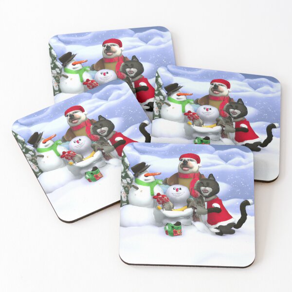 Item preview, Merry Christmas Santa Dont Forget My Best Friend Dog And Cat designed and sold by deepartbytom.