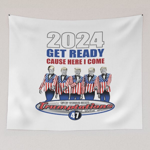 Item preview, 2024 Donald Trump Get Ready Cause Here I Come designed and sold by pacedesign.