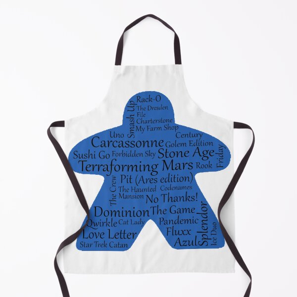 Item preview, Game Titles on a Meeple - Blue designed and sold by ThatMusicalGirl.