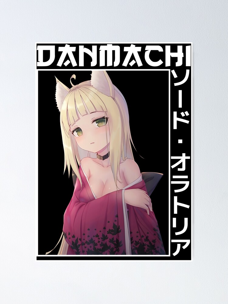 Ryuu Lion DanMachi Anime Girl Waifu Fanart Poster for Sale by