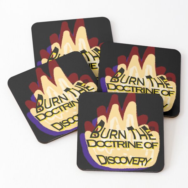 Item preview, Fire with Burn the Doctrine of Discover Distorted Text - Decolonization designed and sold by jolabrese.